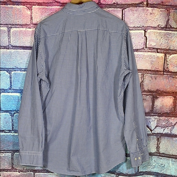 UNIQLO Men's Blue Checkered Shirt Plaid Casual Button Down Collard Size Large - Picture 3 of 8